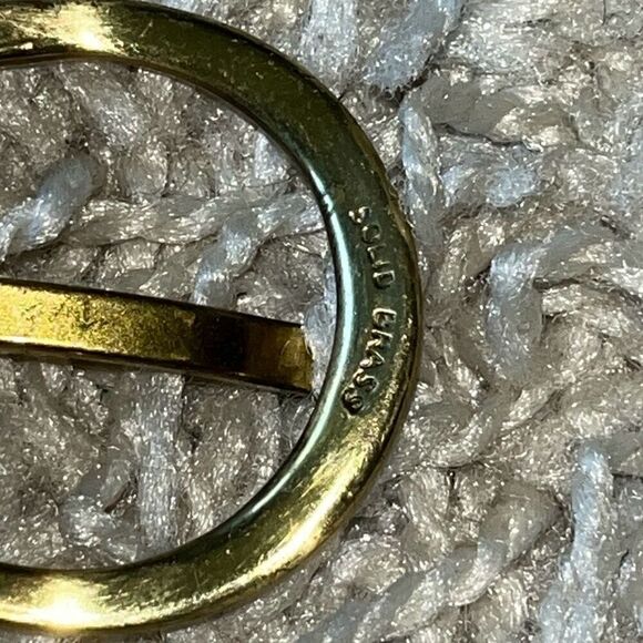 Vintage Pickwick Genuine English Saddle Hide Belt solid Brass Buckle 40 main image 8
